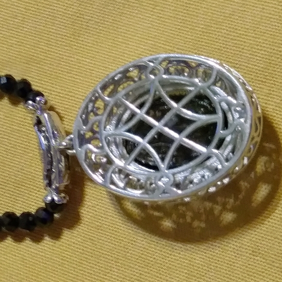 NWT-TANZANITE & TAHITIAN, BLACK SPINEL. STERLING. 20" - Picture 8 of 11